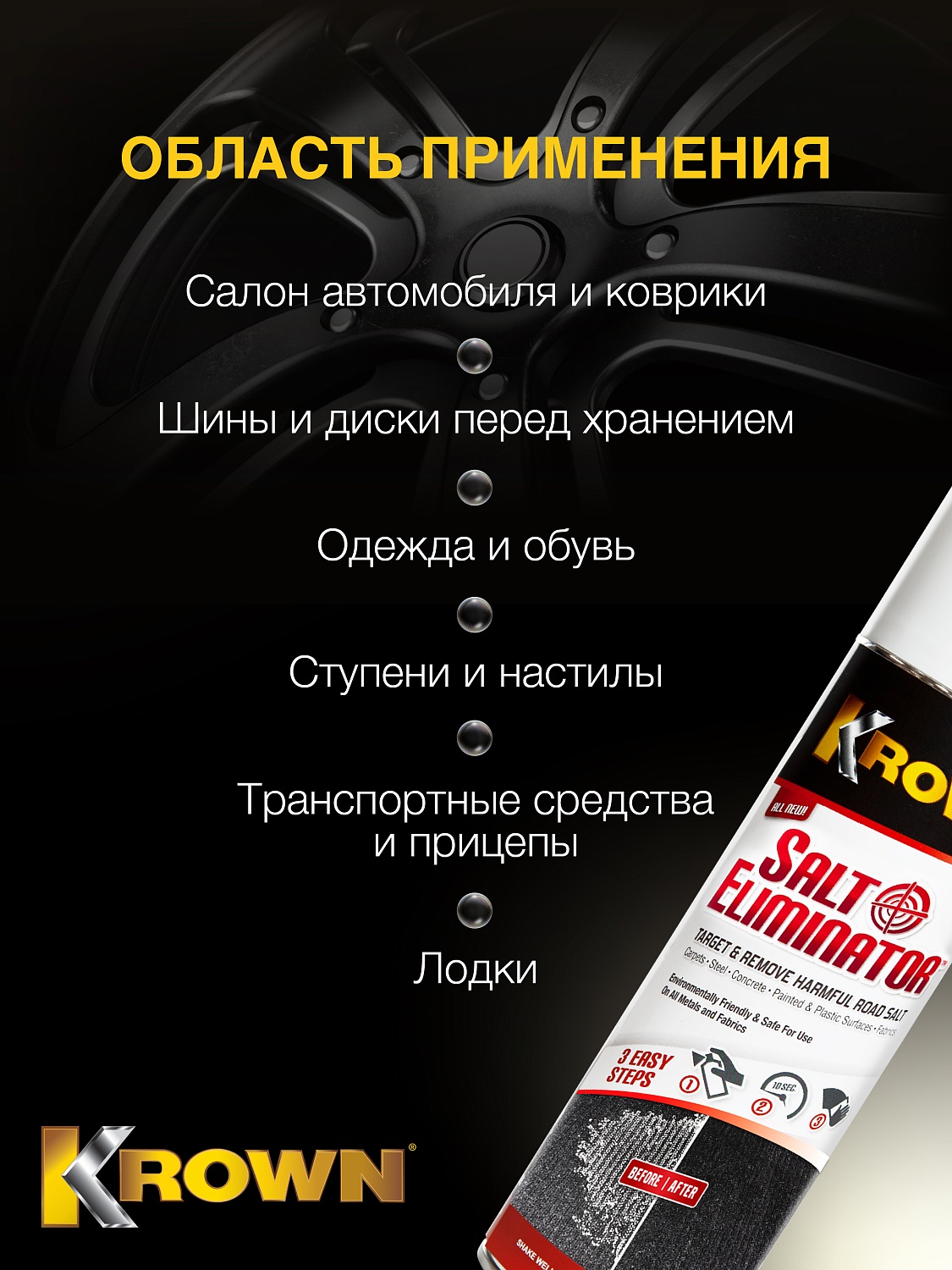 Моющее средство для удаления соли, аэрозоль (400 гр.)